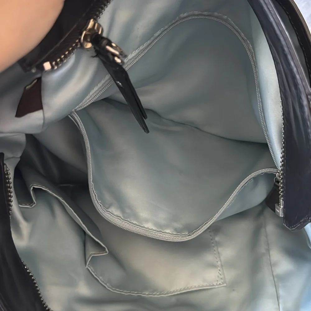 COACH Elegant Black Leather Tote Bag - Picture 16 of 17